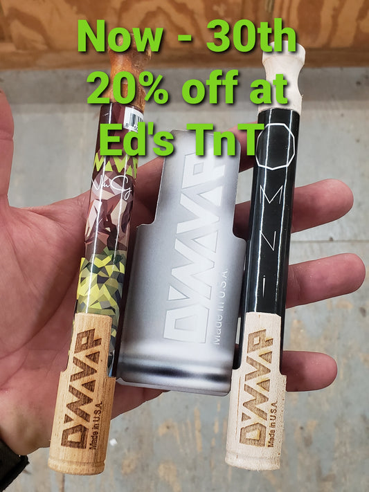 Now through the 30th 20% off all DynaVap Gear